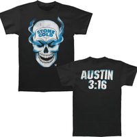 2026 Summer Men Women Stone Cold Steve Austin Skull Front&Back Cotton T-Shirt Clothing Summer T Shirt Short Sleeve Tees Tops