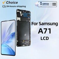 AMOLED For Samsung Galax A715 LCD SM-A715F Replacement Parts For Samsung Galaxy A71 Display LCD Screen Touch Digitizer Assembly