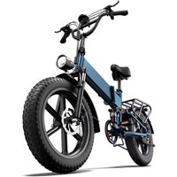 AliExpress URLIFE Adult 48V 13Ah Electric Bike Foldable 750W Motor 20-inch Fat Tire E-Mountain All-terrain Bike