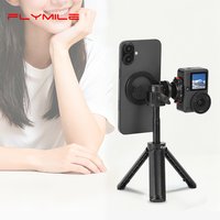 Flymile Magnetic Mount for DJI OSMO Action 6 Nano Accessories for Magsafe Phone Mount Teleprompter Stand with 1/4 Screw Hole