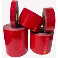 2.5cm/5cm/10cm/15cm/20cm*5M Reflective Adhesive Tapes Red Waterproof Conspicuity Strong Reflectors Warning Stickers For Vehicles