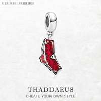 Pendant Dangle Charm Red Bikini Briefs For Women New 925 Sterling Silver Fine Jewelry Trendy Gift