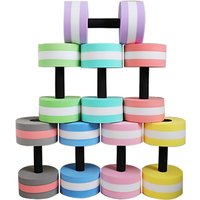 1Pc Floating Swim Gym Dumbbell EVA Foam Aquatic Exercise Barbell Water Weight for Pool Aerobics Fitness Swimming