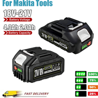 21V Rechargeable Battery 4.0Ah 2.0Ah Larger Capacity Lithium Ion Battery Li-ion Battery for Makita Electric Power Tools
