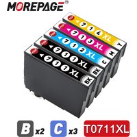 T0711 T0714 XL Ink Cartridge Compatible For Epson Stylus SX110 SX215 SX218 SX400 SX405 SX410 SX415 SX510W SX515W DX7400 Printer