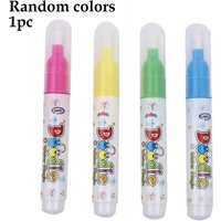 Magic Water Doodle Pen for Kids, Reusable Soft Tip Water Marker for Aqua Drawing Boards & Fabric