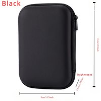 1 Pc EVA Portable Storage Bag for Cards Data Cable Headphones - Protective Packing Cube for Electronic Accessories