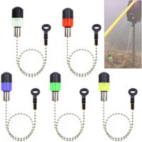 1pcs Fishing Bite Alarm Swinger Steel Chain Carp Rod Bobbins Indicator For Carp Coarse Fishing Accessories Tackle Equipment