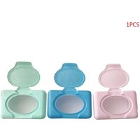 Baby Wipes Dispenser with Cover Lightweight Wipes Cases Easy Open & Close Utility Tissue Holder Storage Box Dustproof