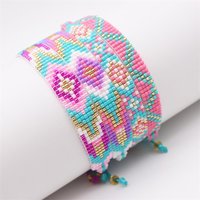 ZHONGVI Woven Friendship Jewelry For Women 2022 Handmade Braided Bracelets Miyuki Beads Tassel Bracelet Summer Beach Jewelry