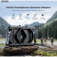 APEXEL Upgraded Smartphone Adapter For Telescope Universal Phone Clip Easy Operation Phone Monoculars Holder