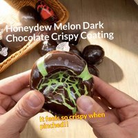 1Pcs Anti Stress Squeeze Sensory Fidget Toy Mint Dark Chocolate Handmade Ball Mint Black Crispy Ball Simulate Sensory Toy