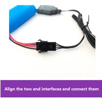 High Quality 7.4V 3.7V X2 SM4P Li-ion Battery Reverse Charging Adapter Electric Toy Car E561 Excavator Charger USB Cable