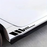 2PCS/SET Car Side Skirt Geometric Waterproof Vinyl Stickers Set For Auto Motorcycle Decal
