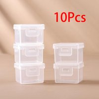 Small Parts Storage Box Mini Hardware Accessories Box Plastic Hard Plastic Box Pp Small Box Transparent Commercial Packaging Box