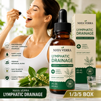 Lymphdrainage Kräuter-Tropfen Galium Roter Klee Botanisches Flüssigpräparat Flüssigkeitsbalance Tägliche Wellness Körperpflege