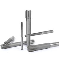 Alésoir pour acier rapide, incrusté de tige droite en carbure cémenté et tige conique en acier au tungstène 6 13 16 20mm H8