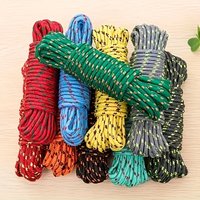 10m Nylon Rope - Fix & Drag Gear, Camping Must-Have, Indoor/Outdoor Clothesline. Random Color.