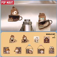 POP MART POP BEAN Coffee Factory Series-Fridge Magnet 1PC/8PCS POPMART Blind Box
