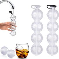 Large Ice Mould Ice Ball Maker Ice Box For Ice Shape Cocktail Use Sphere Round Ball DIY Home Bar Party Ice Cube Tray Maker Tools