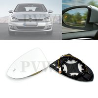 Heated Blind Spot Front Door Side Mirror Glass Rearview For VW Golf 7 7.5 2013 2014 2015 5G0857521 2016 2017 2018 2019 2020