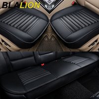 BLALION PU Leather Car Seat Cover Universal Automobiles Seat-Cover Cushion Four Seasons Chair Pad Mats for Car Accessories