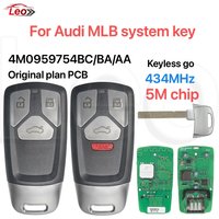 Leo Do Audi System MLB A4 A5 S4 S5 RS5 Q5 Q7 Keyless Go Smart Key Oryginalny Plan PCB 434MHz 5M-Chip 4M0959754BC/BA/AA 754CG