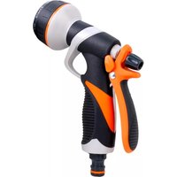 Garden Hose Pipe Spray Water Sprayer 8 Function Nozzle Multi Adjustable UK
