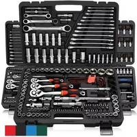 53pc/46pc Car Repair Tool Kit 1/4-Inch Socket Set Car Repair Tool Ratchet Torque Wrench Combo Auto Repairing Set Mechanic Tools