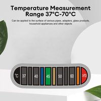 5PCS/10PCS 37-70℃ Cup Wall Sensor Color Changing Thermometer Temperature Measuring Stickers Milk Water Coffee For Home Kitchen