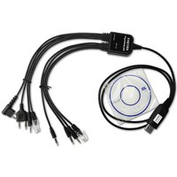 8 in 1 USB Programming Cable for Baofeng Kenwood TYT QYT Motorola AXU4100 Yaesu icom Walkie Talkie Radio Car Radio CD Software image 4