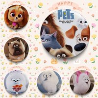 The S-Secret Life Of Pets Anime Button Pin Handmade Brooch For Clothes Cartoon Badge Backpack Decoration Jewelry Accessories S