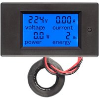 AC 80-260V 100A PZEM-061 LCD Display Digital Current Voltage Power Energy Ammeter Voltmeter with Current Transformer CT