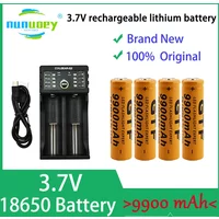 2026 Latest Battery 100% Original Rechargeable Lithium Battery 18650, 3.7V, 9900mAH