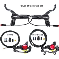 ZOOM HB-875E Dual Piston Electric Power Off Oil Brake for Electric Scooter, MTB Foldable Bike Parts, Front 800mm Rear 1400mm