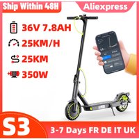 TODIMART S3 350W Portable Electric Scooter for Adults Fast Commuter e scooter with APP 36V 7.8Ah APP 25km/h 8.5'' Solid Tires