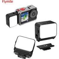 Flymile Magnetic Fill Light for DJI Osmo Action 6/Nano Accessories 3 Color Temperatures,IPX4 Waterproof,4-Level Dimming