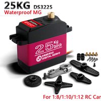 1Pcs Dsservo Waterproof Servo 25Kg High Speed Servo Metal Gear Digital Servo RC Baja Servo For 1/8 1/10 RC Cars