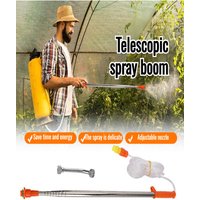 2.3/2.6/3.6/4.2m Telescopic Electric Sprayer Gardening Spraying Hose Accessories stainless steel material for Garden Yard Lawn