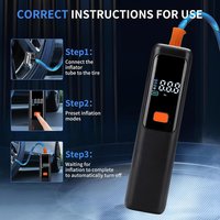 AliExpress NONE Wireless Air Pump 150psi Portable Electric Tire Inflator For Car Bicycle Motorcycle Air Compressor Injector Bike Accessories