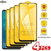 4Pcs Screen Protectors for Samsung A13 A14 A23 A34 A04S A54 A05S A25 A35 A24 A55 A26 A36 A56 A16 A21S A22 A33 A32 A42 A53 A52S
