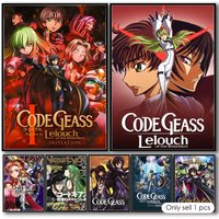 Anime C-Code G-Geass Movie Poster Decorative Wall Art Stickers Mural Photo Print for Home Living Room Hallway Decor