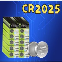CR2025 Lithium Battery 3V High Power DL2025 BR2025 5003LC LM2025 Compatible – Long-Lasting Coin Cell for Watches Toys Clocks
