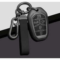 Car Key Case Cover For Ssangyong Rexton Y400 Y450 G4 2021 2022 Car Remote Key Case Cover Protector Holder Accessories