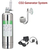 Zestaw do akwarium CO2 System generatora cylindra CO2 ze stali nierdzewnej Zestaw do reaktora dwutlenku węgla dla ryb roślinnych
