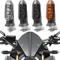 Clignotants LED directionnels pour moto, clignotant, indicateur de lampe, Kawasaki Fellow Can S 650, Yamaha R6, 8mm