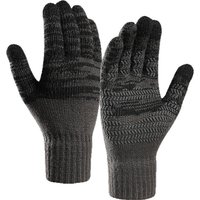 AliExpress NONE Winter Gloves for Men Knitted Large Size Warm Gloves Cycling Male Office Fleece Non-slip Touch Screen Acrylic Soft Thick Gloves