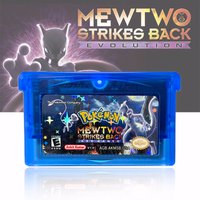 USA Version Pokemon MEWTWO STRIKES BACK 1 M Flash cart GBA Game Cartridge Video Game Console Rom Hack English