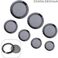 1/2/4/8/10Pcs 2/3/4/5/6.5/8/10 inch Speaker Net Cover High-grade Metal Iron Wire Grilles Speakers Plastic Frame Enclosure