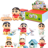 Crayon Shin Chans Shiro Little White's Daily Life Anime Figure Model Peripheral Doll Blind Box Toys Ornament Christmas Gifts